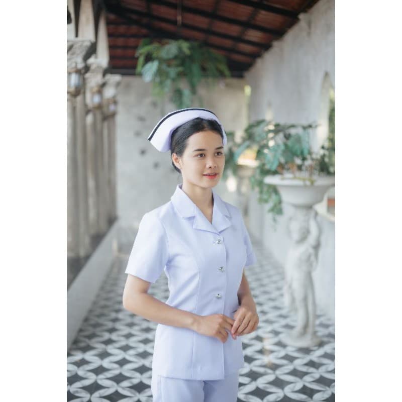 ชุดพยาบาลสำเร็จรูป กางเกงขากระบอก รูปที่ 4