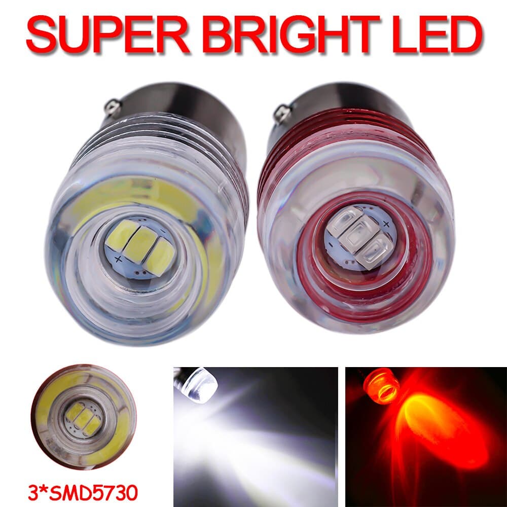 หลอดไฟเบรกท้ายรถยนต์ led 1156 ba15s 1157 bay15d 12v p21 5w สีขาว สีแดง สีเหลือง 1 ชิ้น รูปที่ 5