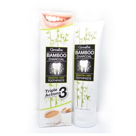 ยาสีฟัน แบมบู ชาร์โคล เซนซิทีฟ แคร์ ฟันขาว ลดกลิ่นปาก Bamboo Charcoal Sensitive Toothpaste รูปที่ 5