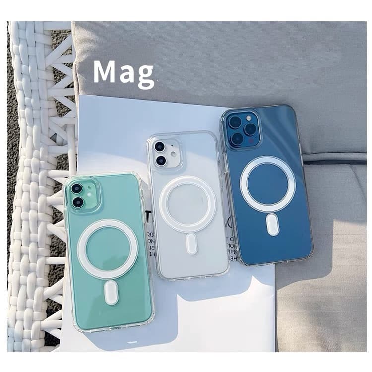 เคสใส แม่เหล็ก เคสเกราะกันกระแทกสำหรับ สำหรับ16p,17 pro,17pro max,i12,13pro max,i11,14,14plus,14pro max,15pro max,15plus รูปที่ 4