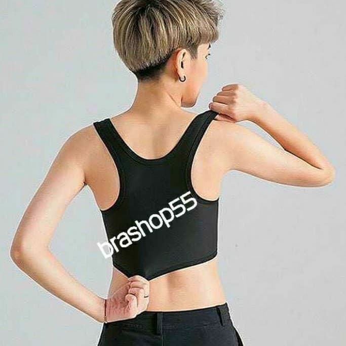 301# เสื้อกล้ามทอม Sisterhood301 มีแผ่นสเตย์ด้านใน​ เก็บแน่นกระชับ แบนเรียบอย่างมันใจ ไซร์ M L XL รูปที่ 3