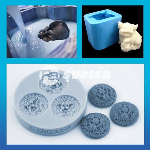 ยางซิลิโคนไต้หวัน RA-320 SILICONE RUBBER ยางซิลิโคนทำแม่พิมพ์ เก็บรายละเอียดได้ดี แห้งเร็ว เนื้อนิ่ม- ชุด 500 กรัม-1 กก. รูปที่ 5