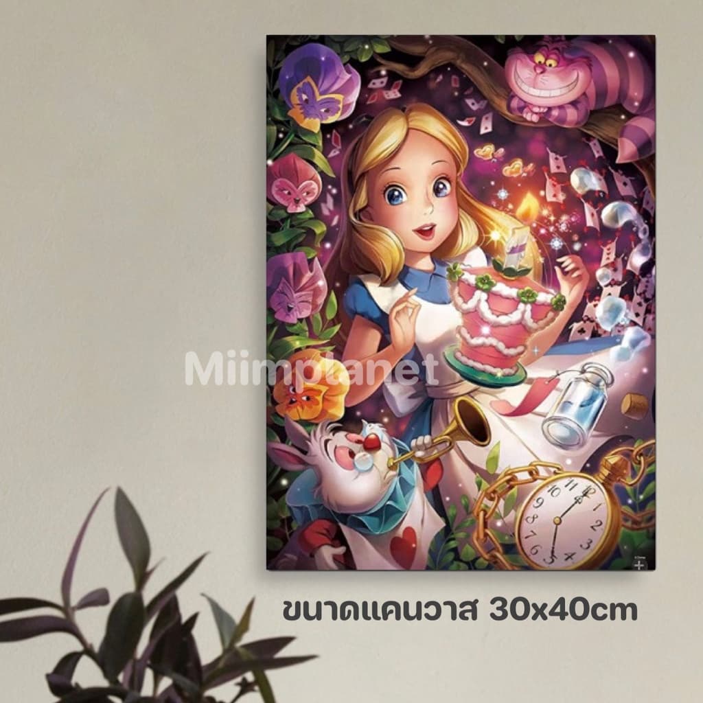 NEW! มีลายใหม่ ครอสติสคริสตัล ภาพติดเพชรคริสตัล 30x40cm 5D DIY Diamond Painting การ์ตูน เจ้าหญิง Princess แต่งบ้าน รูปที่ 9