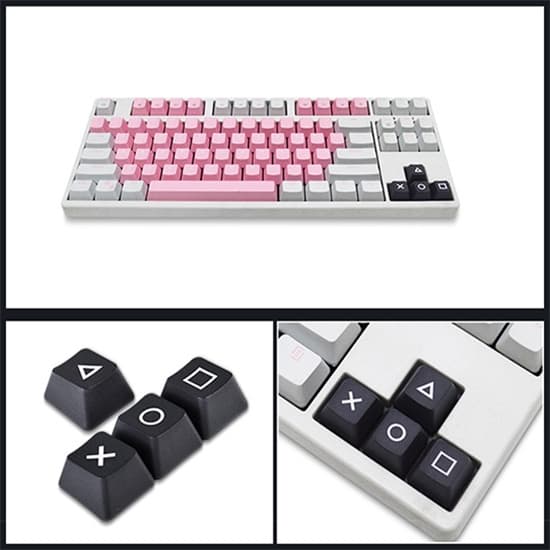 PBT PSP Keycap สไตค์ PSP △O แต่งคีบอร์ด ปุ่มคีย์บอร์ด For Mechanical Keyboard Keycap รูปที่ 5