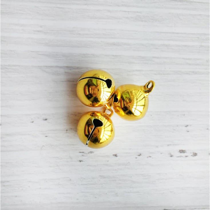 กระดิ่งโลหะขนาดเล็ก DIY สําหรับตกแต่งคริสมาสต์ รูปที่ 3