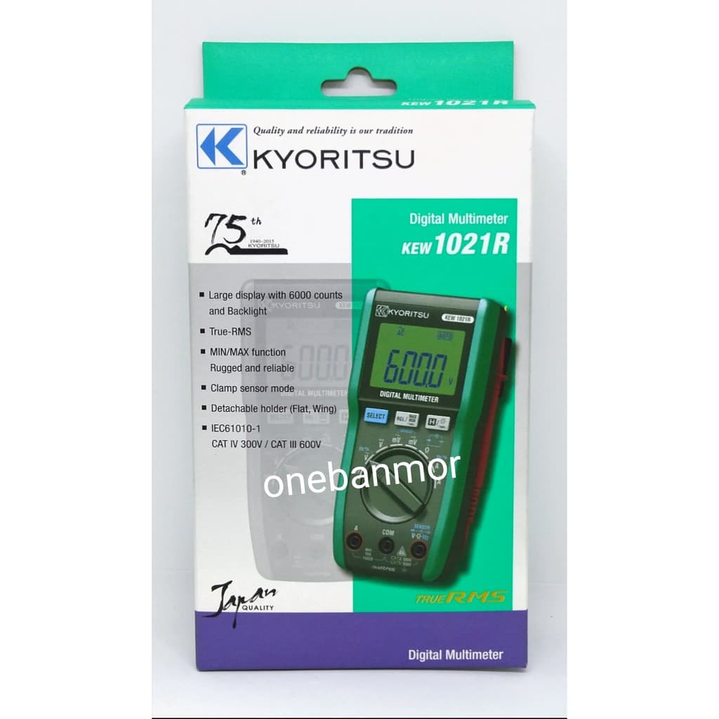 Kyoritsu KEW 1021R ดิจิตอล มัลติมิเตอร์ แม่นยำ รวดเร็ว ทนทาน รับประกัน 3 ปีเต็ม สินค้า ออกใบกำกับภาษีได้ รูปที่ 9