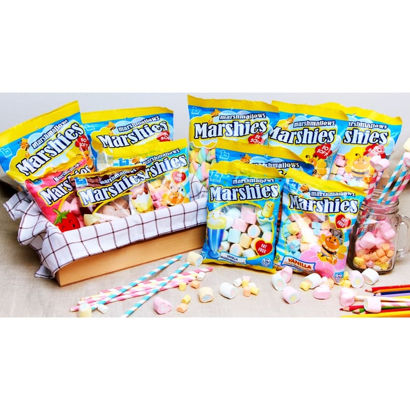 ขนม มาร์ชแมลโลว์ มาร์ชี่ส์ Marshmallows Marshies ขนาด 150 กรัม รูปที่ 3