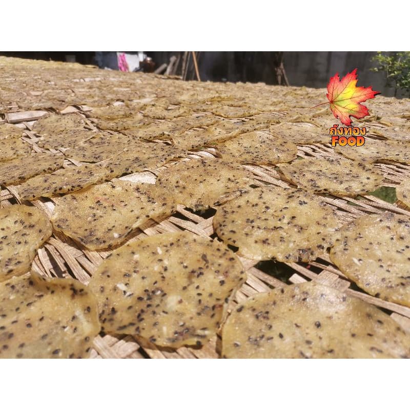 ข้าวเกรียบ​งา​มะพร้าว​ 5​ มัด​ 35 แผ่น​ งาแน่นๆ รูปที่ 7