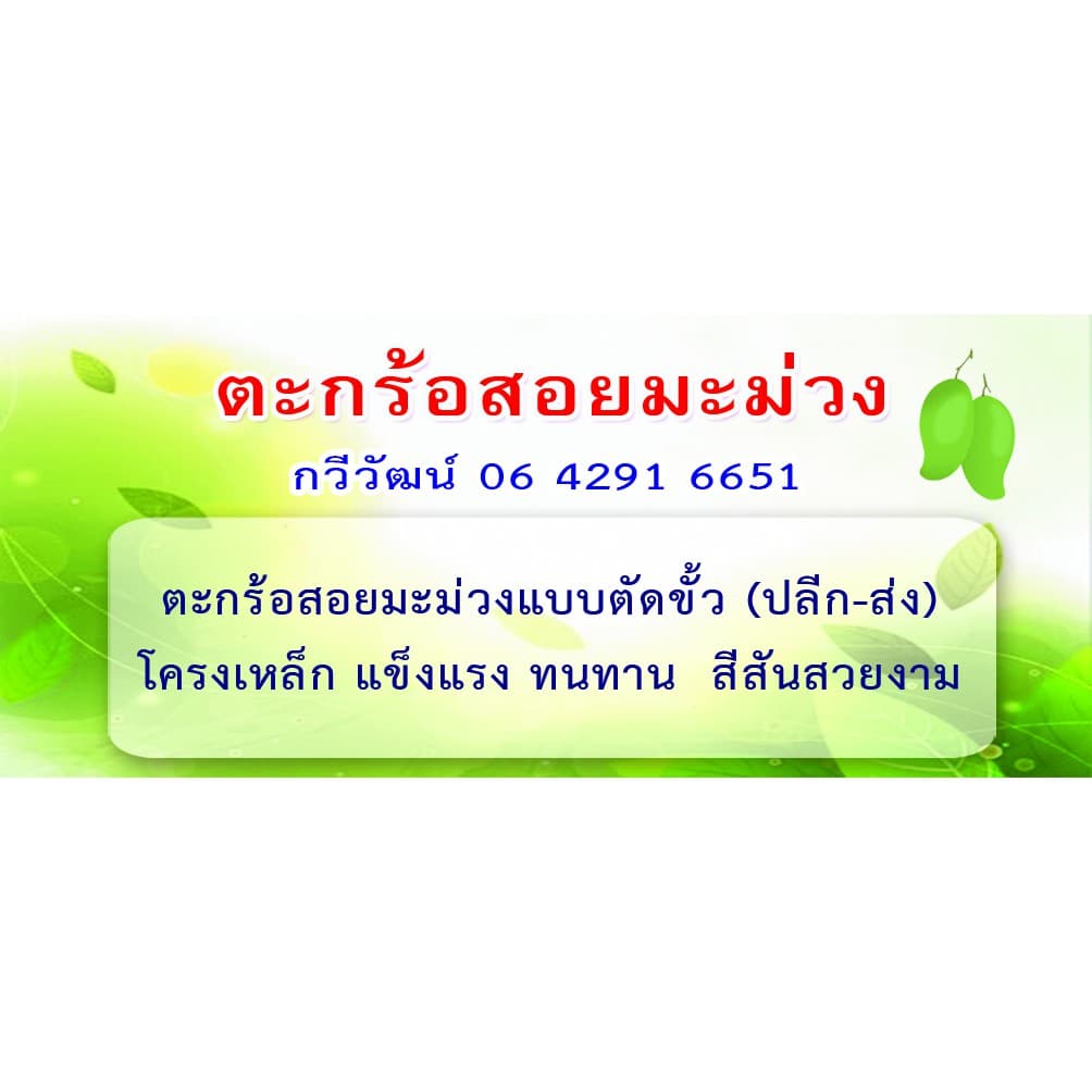 ตะกร้อสอยมะม่วง อะโวคาโด ผลไม้ ตราปลาทอง รูปที่ 5