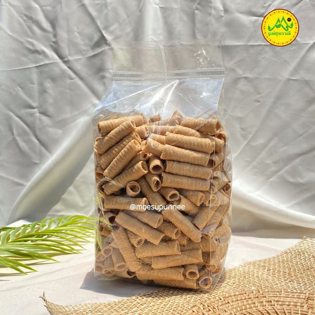 ทองม้วนจิ๋วกะทิ 500g หอมกะทิสด กรุบหรอบ ชิ้นพอดีคำ รูปที่ 3