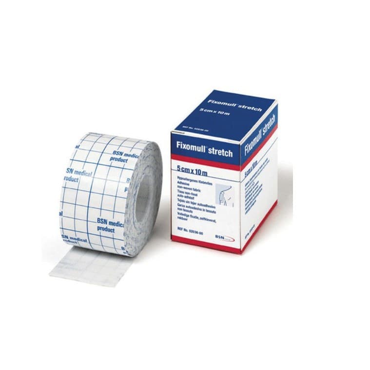 Fixomull Stretch 5cm. x 10m. ฟิกซ์โซมูล สเตรทซ์ แผ่นปิดแผลเอนกประสงค์ ขนาด 5ซม. x 10เมตร รูปที่ 2