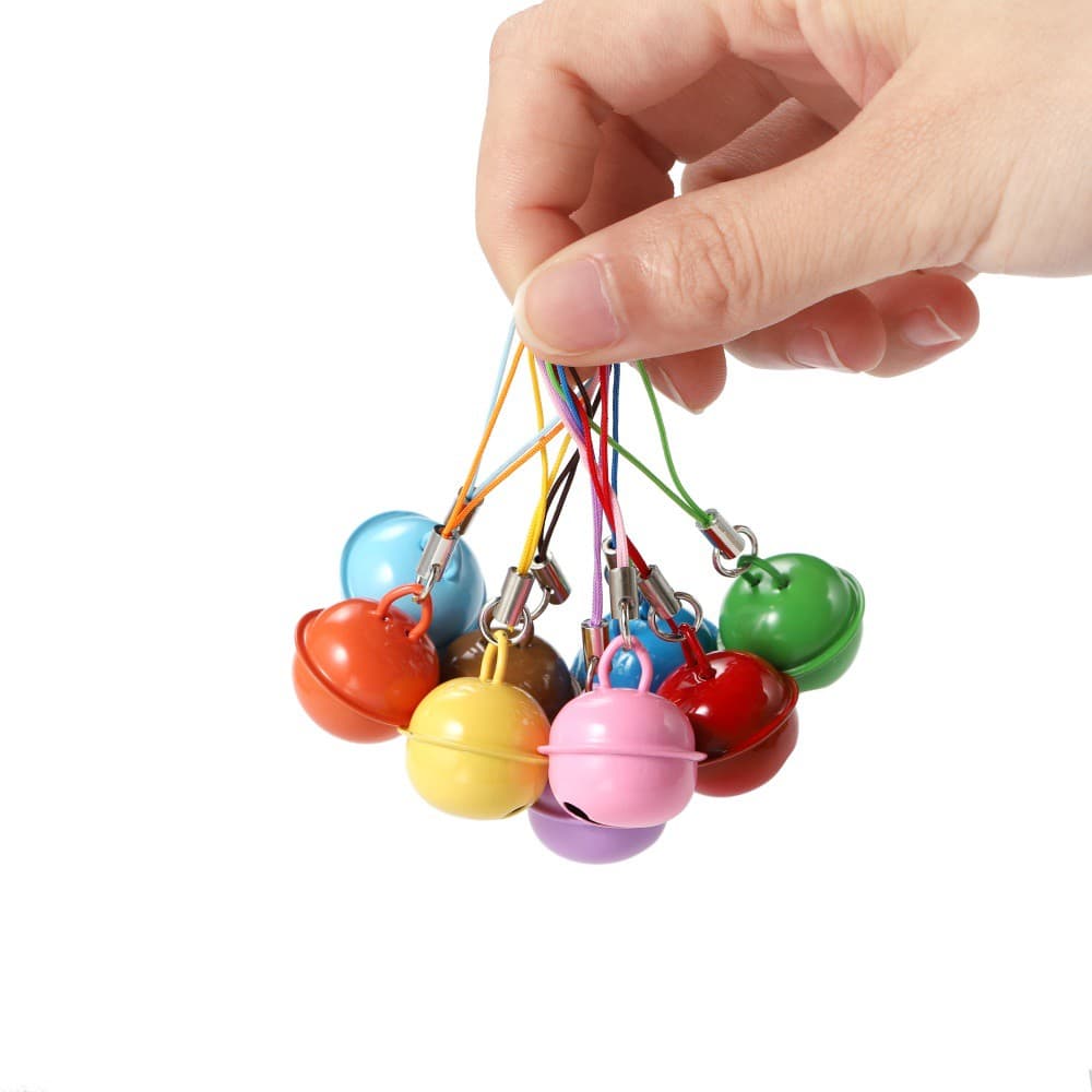 6ชิ้น กระดิ่ง ระฆังจี้ ขนาด 22 มม. สำหรับงานฝีมือ DIY สำหรับสัตว์เลี้ยง ปลอกคอสุนัขแมวกระดิ่งพรรคอุปกรณ์ตกแต่ง รูปที่ 9