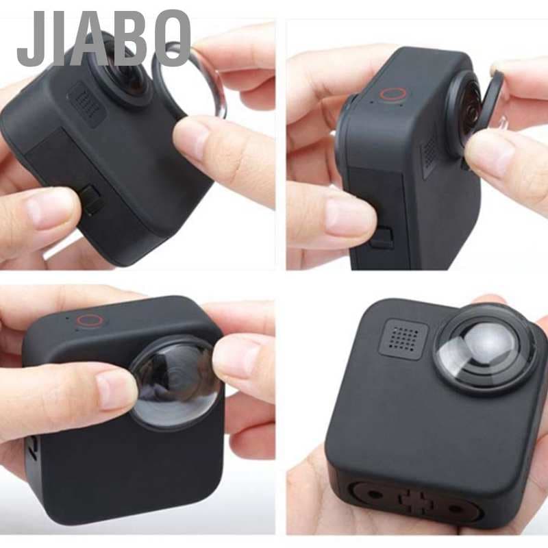 Jiabo ฟิล์มกันรอยหน้าจอเลนส์ 2 ชิ้นไปที่กล้อง GoPro max รูปที่ 3