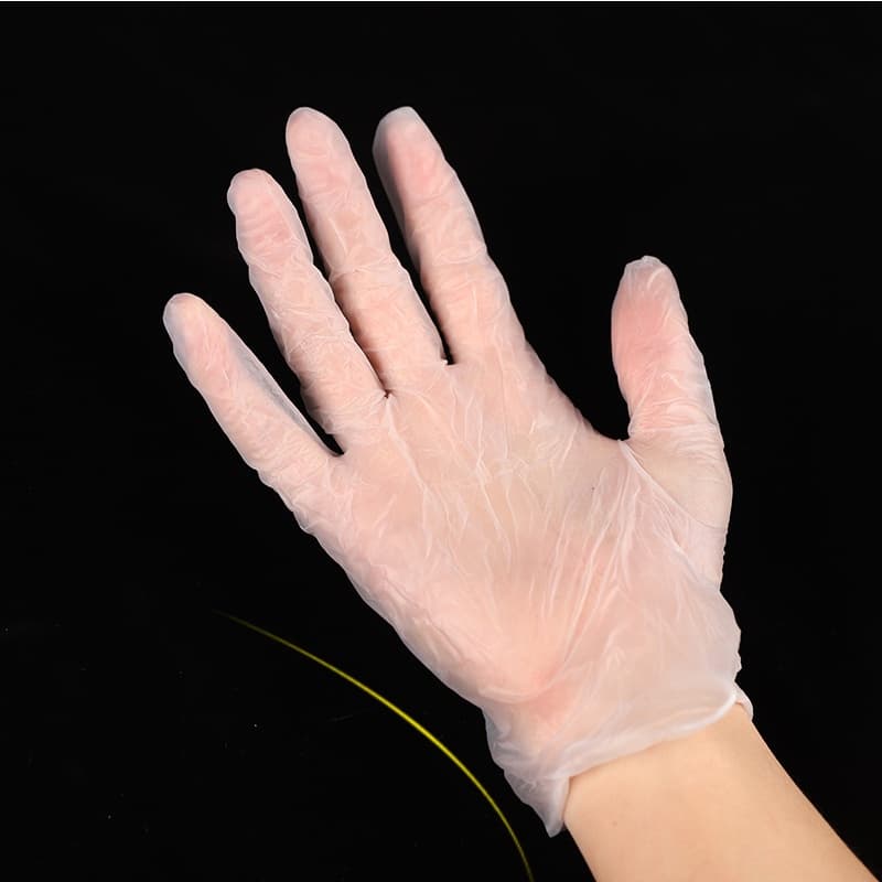 ถุมือทําอาหาร กล่องละ 50 ถุงมือ PVC ถุงมือยาง ถุงมือแบบใช้แล้วทิ้ง ถุมืออเนกประสค์ ถุมือทํากับข้าว ถุงมือยาง ถุงมื รูปที่ 9