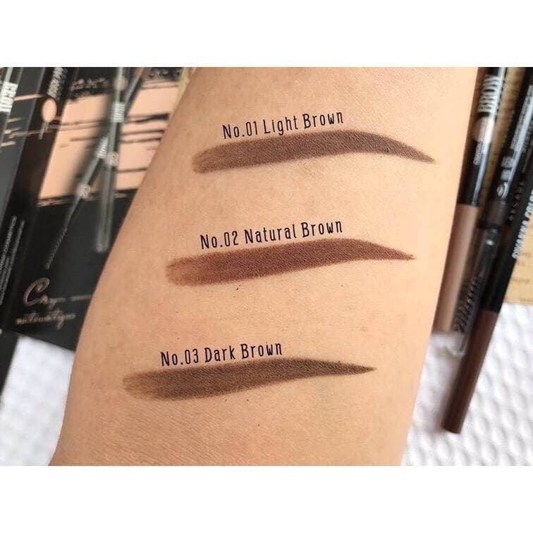 ของแท้·ส่งด่วน·ถูกSivanna Crayon Sources Automatique Brow Arcade Pencil #HF206 : ซิวานน่า ดินสอเขียนคิ้ว dayse รูปที่ 2