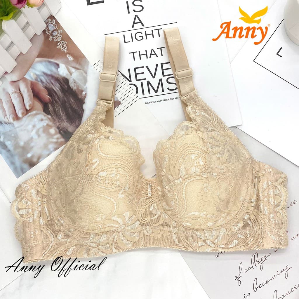 ชุดชั้นใน Annyบรา รุ่น2044-1 คัพB-C เสื้อใน มีโครง 3ตะขอ เต็มทรง ฟองนุ่มบางเฉียบ ตัดเย็บผ้าตะข่าย ระบายอากาศได้ดี รูปที่ 1