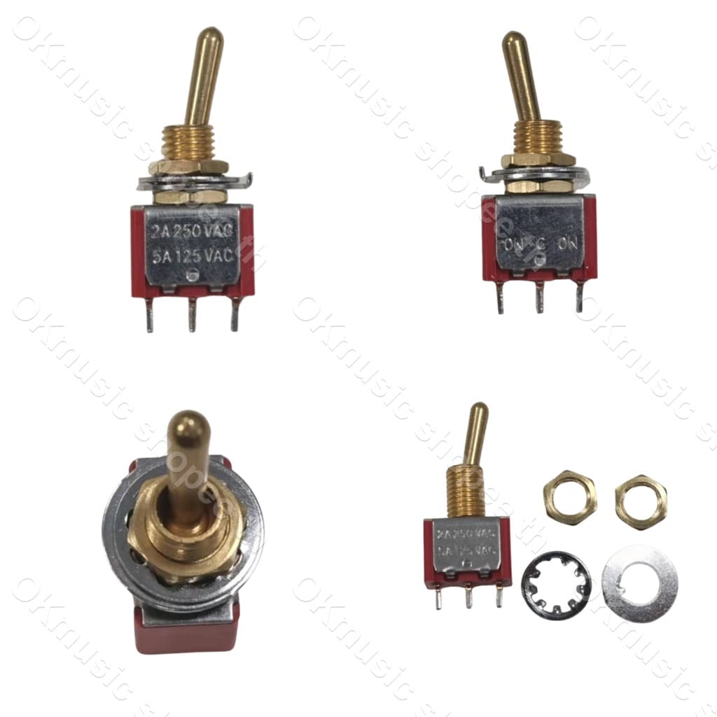 1 ชิ้น สวิทช์สลับ สีส้ม e-ten1021 2-pin on-off 15A 250V / สวิตซ์ mts - 102 spdt 6A 125VAC/3Aa 250VAC รูปที่ 6