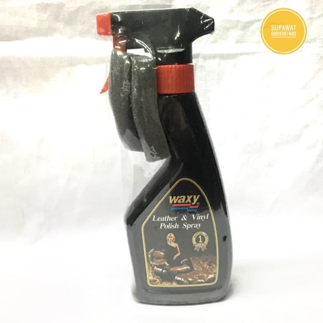 Waxy แว็กซี่ น้ำยาบำรุงรักษาเครื่องหนัง และเคลือบเงาสูตรพิเศษ (ขาย 1คำสั่ง 1ขวดครับ)