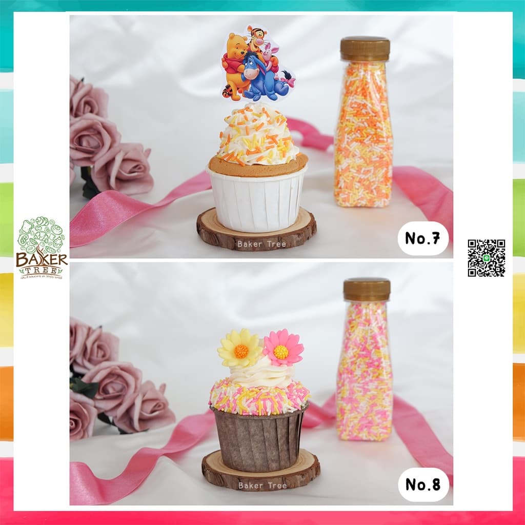 Topping ท้อปปิ้ง เม็ดน้ำตาล แต่งหน้าเค้ก ไอศครีม โดนัทหรือขนมเบเกอรี่อื่นๆ รูปที่ 5