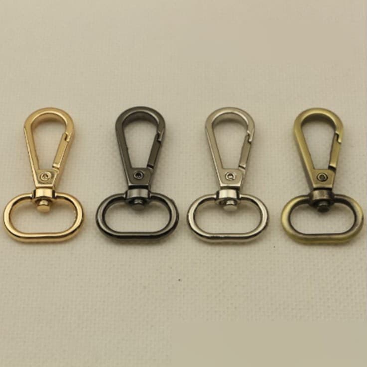ตะขอ คอหมา สำหรับสายกระเป๋า ขนาด 2, 2.5 , 3.2 , 3.8 cm. คู่ละ รูปที่ 2