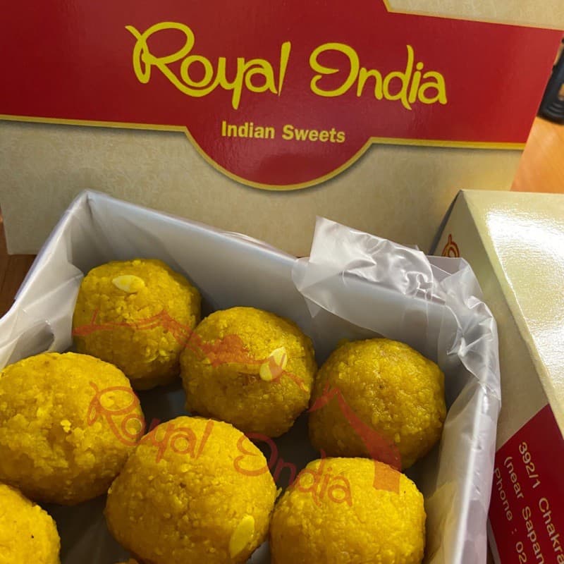 ขนมลัดดู Royal India สดๆ ทำใหม่ทุกวัน ครึ่งกิโล รูปที่ 1