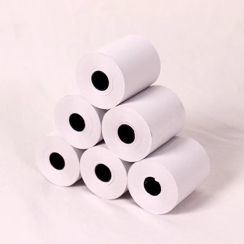 แพ็ค 100 ม้วนกระดาษใบเสร็จความร้อน EasyPrint Thermal Paper 57x50mm ใช้กับเครื่องปริ้นความร้อน ขนาด 58mm รูปที่ 5