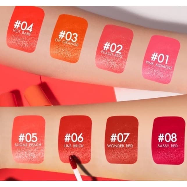 Cathy Doll Glow Gel Tint 2.4g เคทีดอลล์ โกลว์ เจล ทินท์ ลิปทินท์เนื้อฉ่ำขนาด2.4g รูปที่ 4