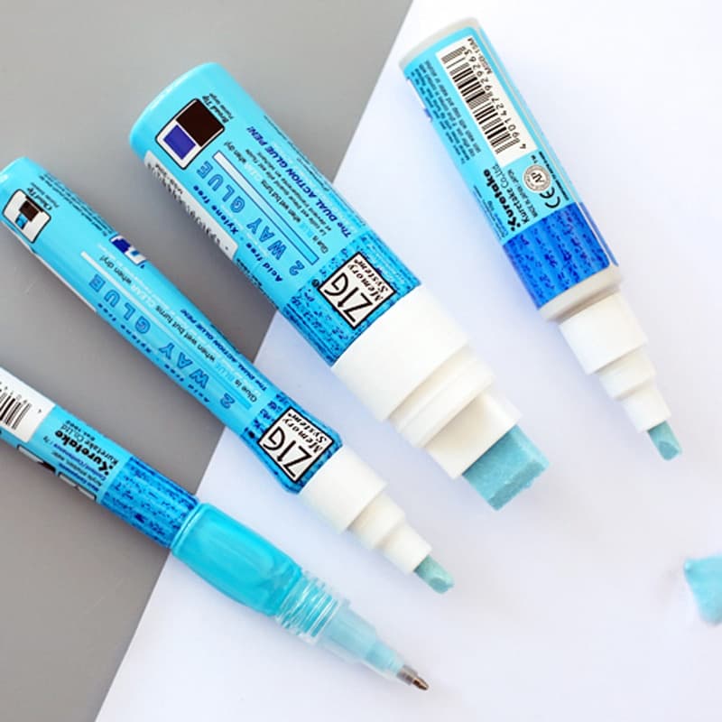Jianwu JAPAN Kuretake ZIG กาวป้องกันสิ่งแวดล้อม สําหรับปากกากาว เครื่องเขียนสํานักงาน DIY รูปที่ 1