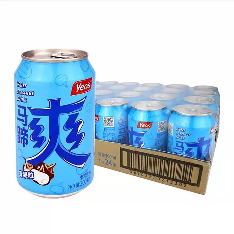 น้ำแห้วผสมเนื้อแห้ว อร่อยสดชื่น ดับกระหาย YEO'S 杨协成马蹄爽 300ml รูปที่ 4