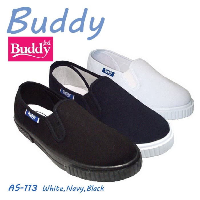 Buddy AS-113 รองเท้าผ้าใบสุภาพสตรีและสุภาพบุรุษ Basic Sport Style รูปที่ 1