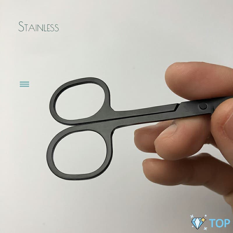 กรรไกรความงาม ตัดขนจมูก ตัดขนคิ้ว สแตนเลส ใช้ได้หลายอย่าง beauty scissors รูปที่ 5