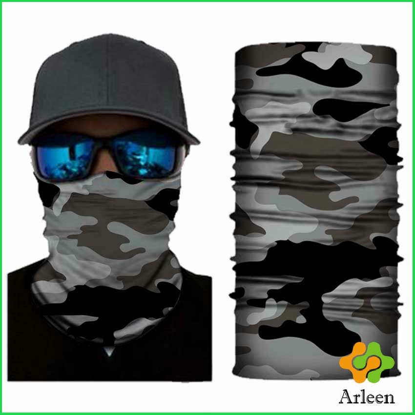 Arleen ผ้าบัฟกันฝุ่น โพกหัว ผ้าปิดหน้า กันแดด เลือกลายได้ แดด UV Magic turban รูปที่ 6