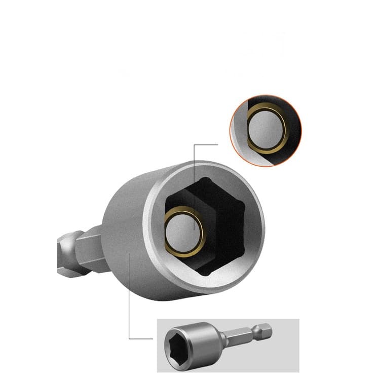 จำนวน 10 ตัว หัวบล็อค ยิงน็อต บล็อคขันสกรูใส่สว่าน เบอร์ 8,10 มม. Magnetic Power 8,10 mm. 10 PieceTHE TOOLS รูปที่ 8