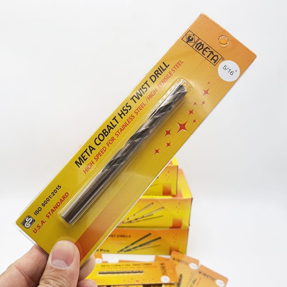META ดอกสว่านโคบอลต์ มีให้เลือกหลายขนาด 1 ชิ้น SUPER ไฮสปีด 1/64" ถึง 7/32" ดอกสว่านเจาะสแตนเลส รูปที่ 3