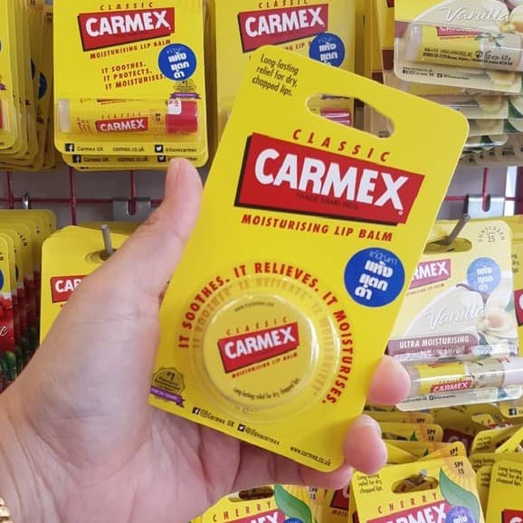 ลิปมัน,ลิปบาล์มCarmex Lip Balm ครบกลิ่น มี9แบบ/ของแท้ มีอย. EXP.30/8/2028 รูปที่ 7