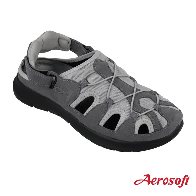 Aerosoft รองเท้าผ้าใบรัดส้น เดินป่า ผู้ชาย ผู้หญิง เพื่อสุขภาพ ผ้าใบสีดำ รุ่น SN7907 รูปที่ 5