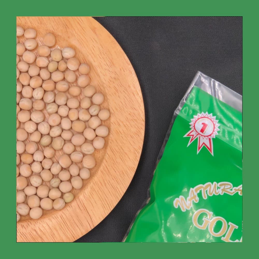 ถั่วลันเตาขาว 500 กรัม dried yellow peas, white peas, matar sabut 500g รูปที่ 3