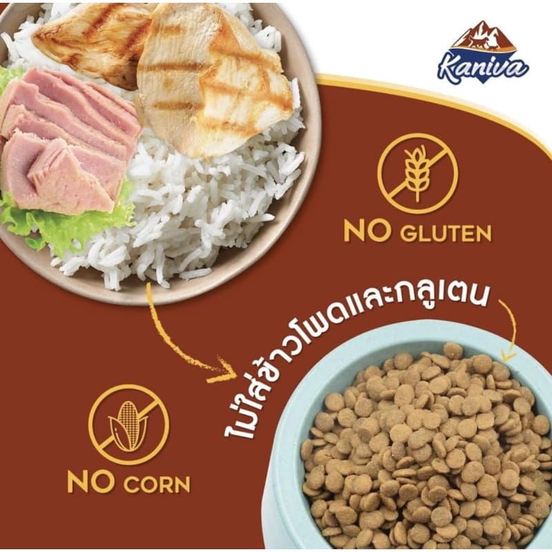 Kaniva Premium Cat Food คานิว่า อาหารเม็ดเกรดพรีเมี่ยมสำหรับแมว บรรจุ 1.3kg-1.5kg รูปที่ 2