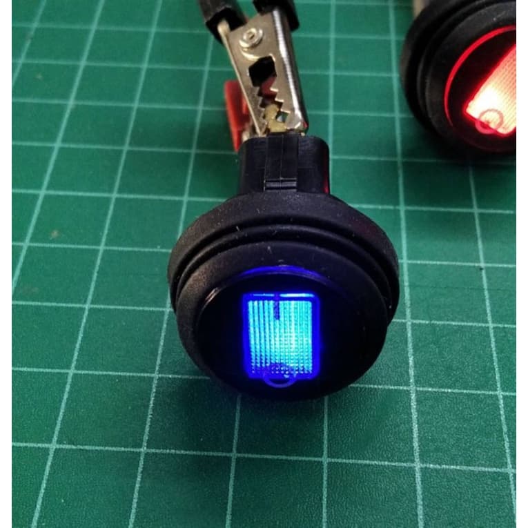 สวิท สวิต สวิทช์ กลม กันน้ำ DC 12V 20A รุ่น KCD2 3ขา มีไฟ LED 20mm. ใช้กับไฟ DC 12V มีไฟ LED แสดงสถานะการเปิดปิด รูปที่ 4