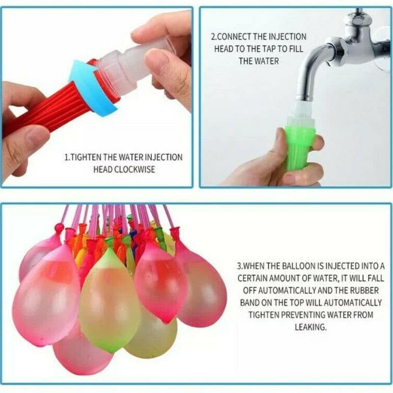 ลูกโป่งน้ำ ลูก ของเล่นสงกรานต์ Water balloons ลูกโป่งน้ำ มาก รูปที่ 9