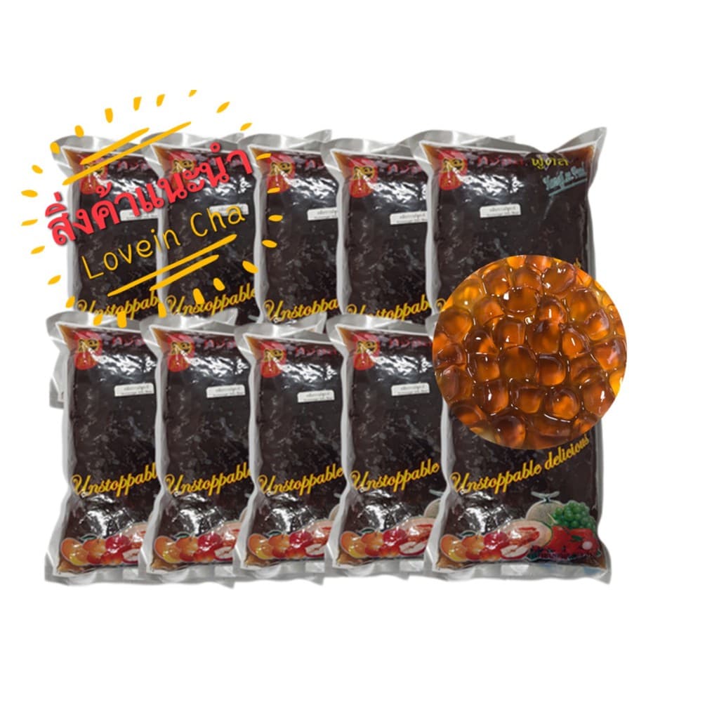 ไข่มุก บราวน์ชูก้า10 packมุกบราวชูก้าBrown Sugarหงส์ลี่่ฟู้ดส์-- รูปที่ 1