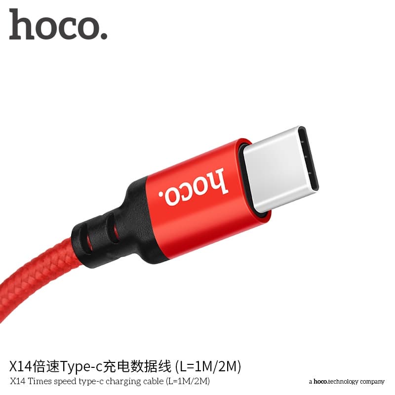 สายชาร์จ 1m/2m/3m Hoco X14 Speed Charger ยาว 1-3 เมตร สำหรับ L/Micro USB/Type C รูปที่ 3