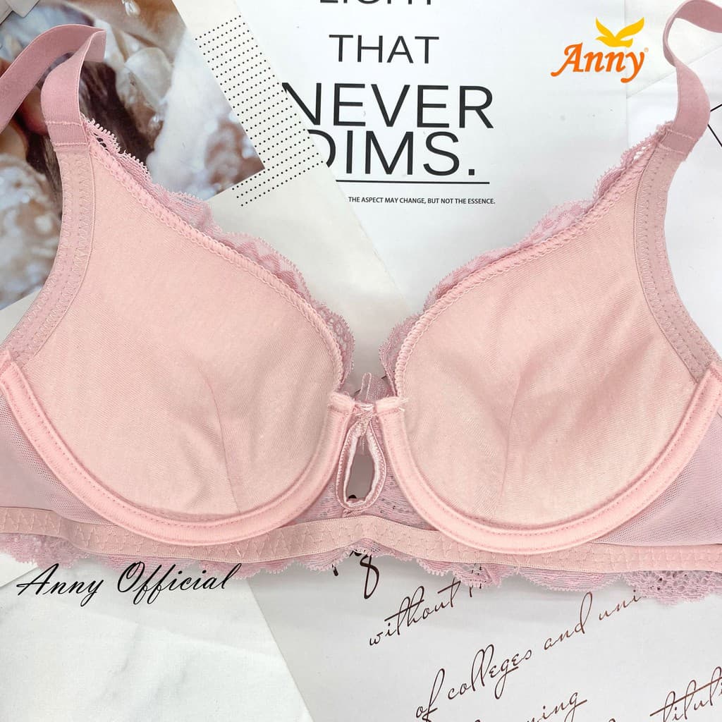 ชุดชั้นใน Anny รุ่น2389 คัพA เสื้อใน 2ตะขอ บรามีโครง ดันทรง ฟองน้ำนุ่มหนา 1cm ตัดเย็บด้วยผ้าลูกไม้ ดันขึ้นพอดีดูทรงสวย รูปที่ 4