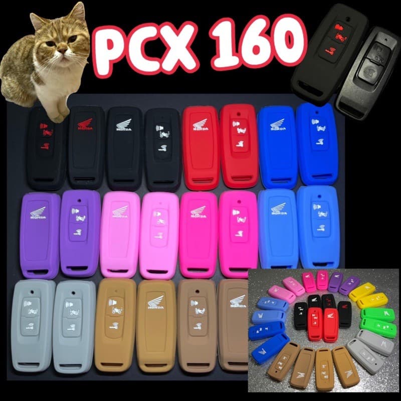 ซิลิโคนPcx160 ปี2021-2025 /Giorno/Scoopy-i 2023 /Forza2023 /Adv350 / Click160 / Lead125 เคสกุญแจรีโมท เคสกุญแจ รูปที่ 4
