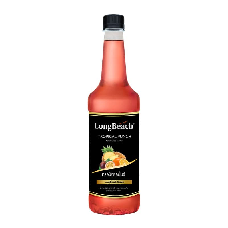 ลองบีชไซรัปทรอปิคอลพั้นซ์ ขนาด 740 มล. (LongBeach Tropical Punch Syrup size 740 ml.) รูปที่ 2