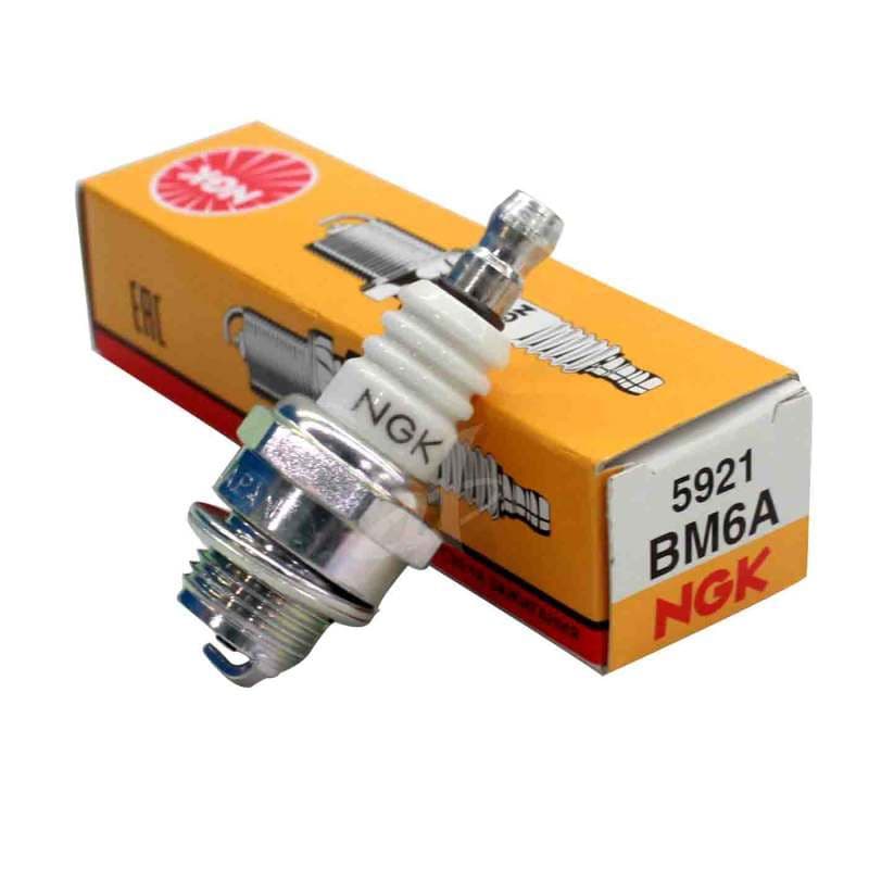 หัวเทียนเครื่องตัดหญ้า NGK BM6A หัวสั้น 5921 แท้ คุณภาพดี ใช้กับเครื่องตัดหญ้า SPPNGK-SBA06M รูปที่ 3
