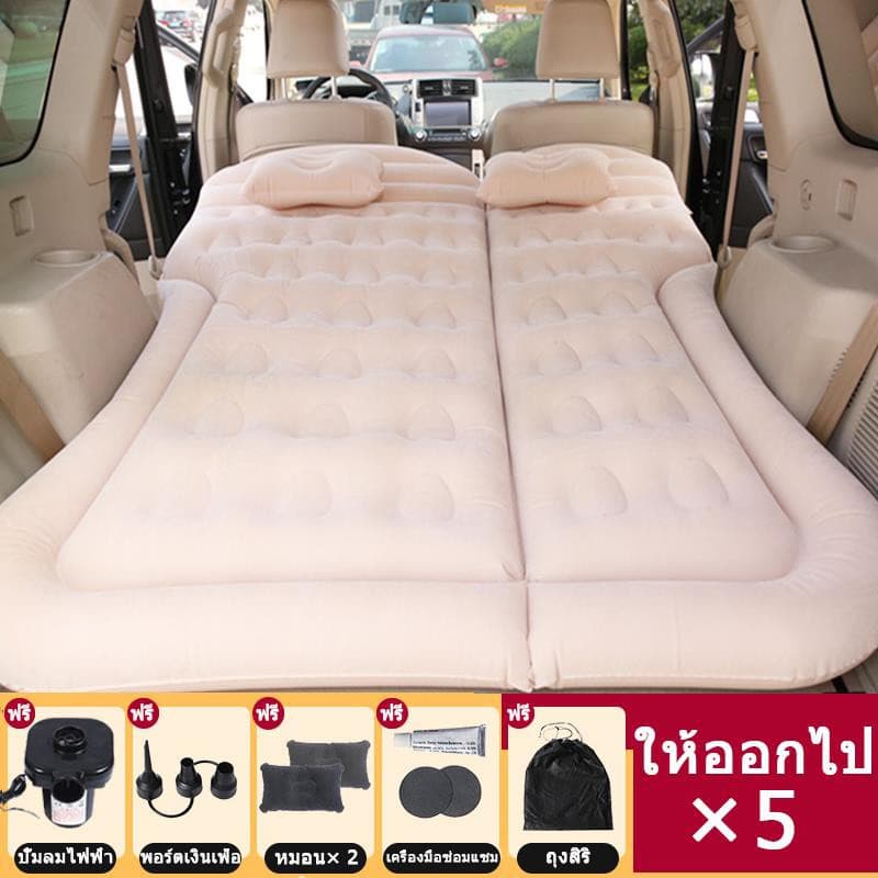 New Alitech ที่นอนในรถ SUV ที่นอนเบาะหลังรถยนต์ เตียงลมในรถยนต์ เบาะนอนกลางแจ้ง เปลี่ยนเบาะหลังSUVเป็นเตียงขนาดใหญ่ รูปที่ 3