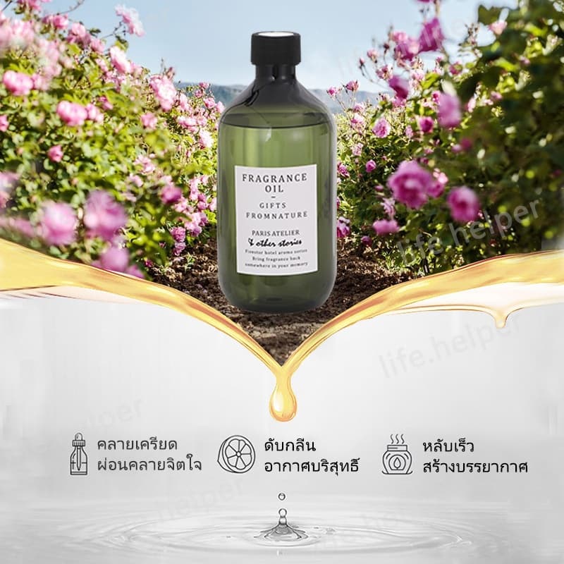 น้ำมันหอมระเหย 100 มล กลิ่นธรรมชาติ น้ำยาหอมระเหย บริสุทธิ์ 100% สสารสกัดจากธรรมชาติ กลิ่นหอมแรงขึ้น 24% รูปที่ 2