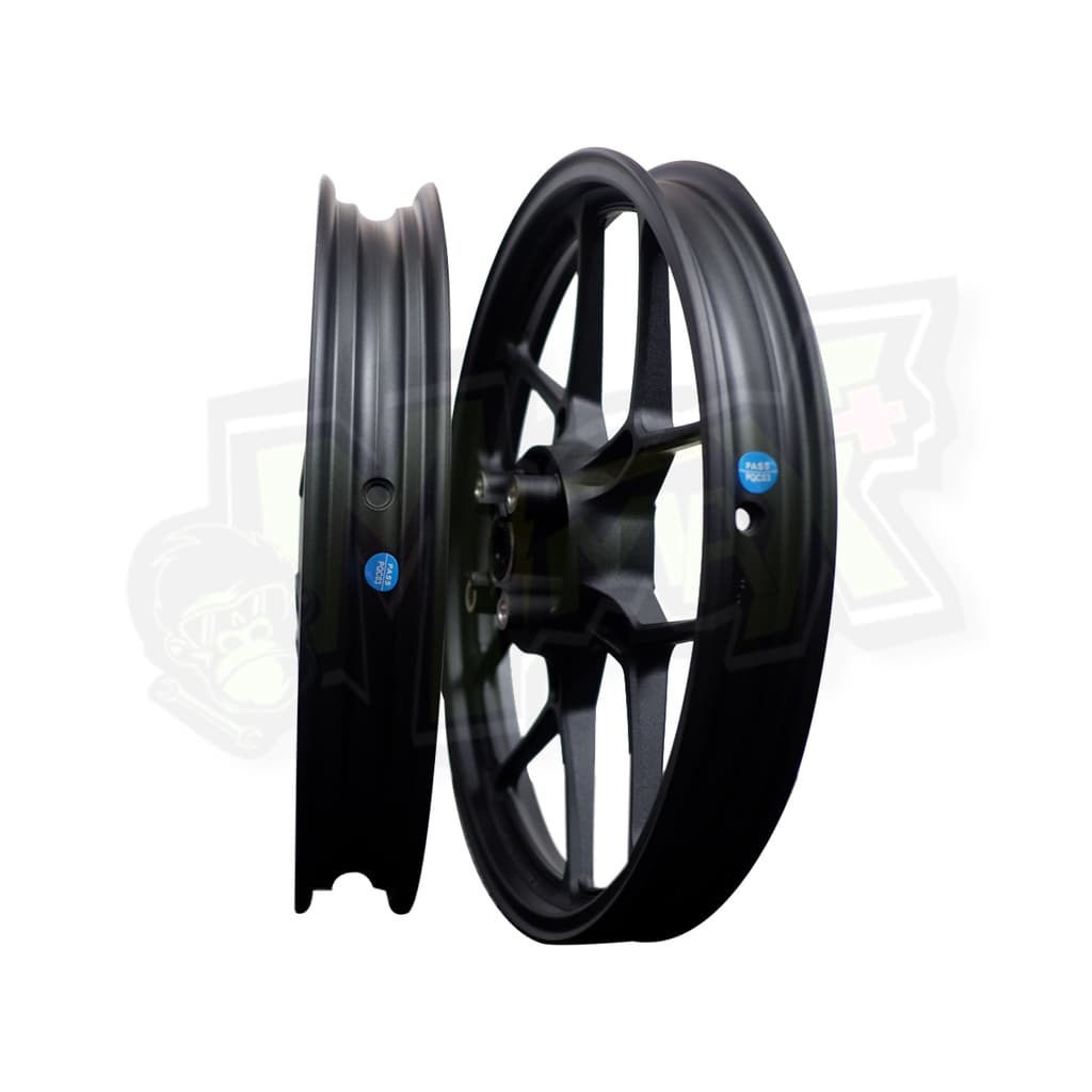 ล้อแม็กคลิก110click115,zoomerx,airbred,icon,clickplay,Scoopy-i รุ่น Y55 ขอบ 14นิ้ว รูปที่ 2