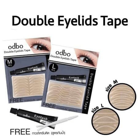 สติกเกอร์ ตาข่ายติดตา 2 ชั้น โอดีบีโอ #OD848 Odbo Double Eyelids Tape รูปที่ 2